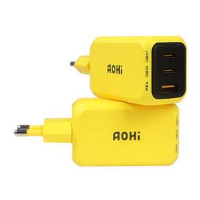 AOHi 65W PD PPS GaN 3포트 맥북 아이패드 노트북 태블릿 아이폰 초고속충전기