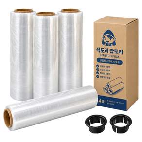 석도리 포장랩 공업용 랩 산업용 스트레치 필름 12mic 500mm x 400M 4롤