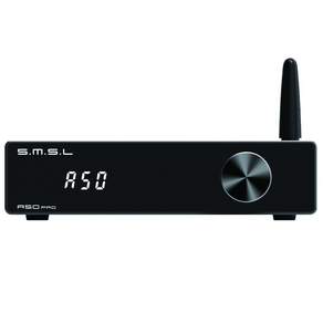 S.M.S.L A50 Pro 파워 앰프 - 2.1 채널 하이파이 앰프 (블루투스 USB 광 입력 HDMI RCA 입력 지원) 홈시어터용 AV 앰프