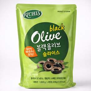 리치스 블랙 올리브 슬라이스 파우치 1.6kg 동서