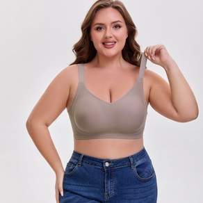빅사이즈 빅가슴 U자백 노와이어 브라 BCDE컵 40~100kg 슬림메이크