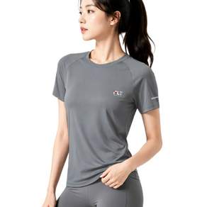 여성 운동 반팔티 통기성 좋은 쿨링 티셔츠 속건 헬스 요가 러닝웨어