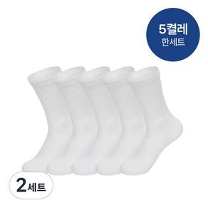 ACAD 더블쿠션 스포츠 양말 남녀공용 러닝 헬스 장목 양말 (5켤레)