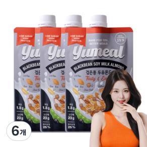 유밀 두유 그래놀라 쉐이크 검은콩 두유몬드