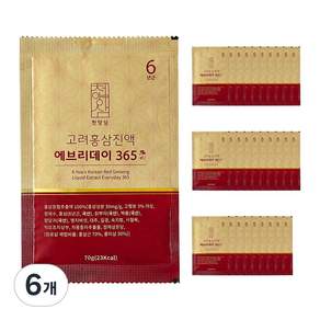 천양삼 6년근 고려홍삼진액 에브리데이 365 30포