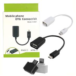Z-OTG 젠더 케이블/마이크로5핀/USB OTG젠더/박스포장 (OTG 젠더/OTG 케이블) USB메모리/카드리더기