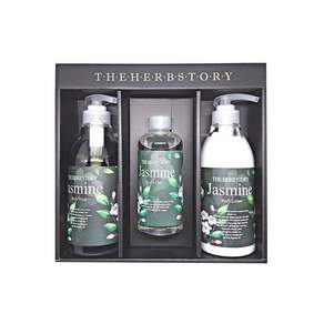 더허브스토리 아로마 바디워시 로션(500ml)+오일 자스민