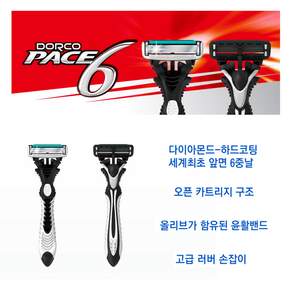 도루코 페이스 6 휴대용 면도기