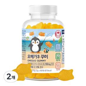 네이처그랜드 오메가3 꾸미 DHA EPA 함유 오렌지맛 펙틴 구미