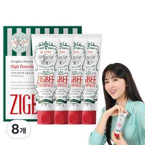 지그비 대용량 고불소 설태 제거 임상완료 구취케어 치약 여배우 Pick 아쿠아민트향