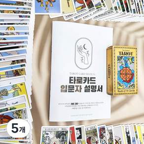 라이프그래피 컬러 입문자용 타로배우기 한글설명서 동봉 유니버셜웨이트