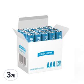 이너홈 고성능 알카라인 AAA 건전지