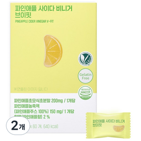 라디메리 파인애플사이다비니거 브이핏 (60구미/1박스) 브로멜라인