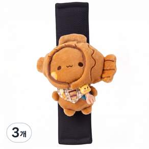 귀여운 입체 인형 안전벨트 패드 차량용 카시트 인형커버 (분리세탁)