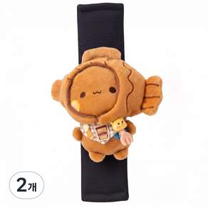 귀여운 입체 인형 안전벨트 패드 차량용 카시트 인형커버 (분리세탁)
