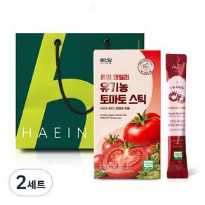 NFC 착즙 100% 유기농 토마토즙 혜인담 아임 데일리 유기농 토마토 스틱 +쇼핑백