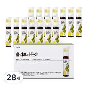 라티브 올리브레몬샷 올레샷 유기농 엑스트라버진 올리브오일 캡슐