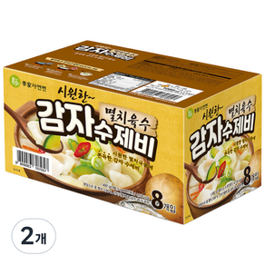이가자연면 멸치육수 감자 수제비