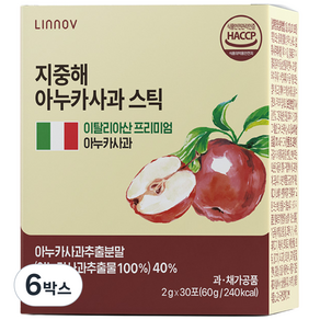 리노브 아누카사과 스틱 비오틴 맥주효모 검정콩 식약처 HACCP 인증 2g 30포