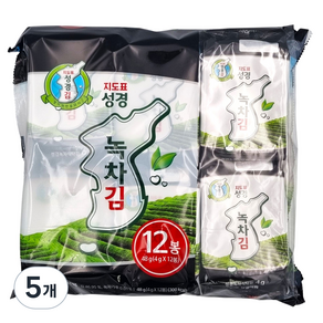 지도표 성경 녹차 도시락김 (4g*12입)