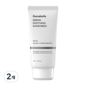 제나벨 피부 진정보습 혼합자차 레이저 수딩 선크림 SPF50+ PA+++