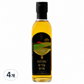 합정당 USDA 유기농 인증 골드라벨 100% 유기농 저온압착 참기름