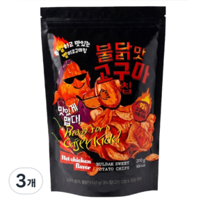 별별간식연구소 불닭 고구마칩 매운과자
