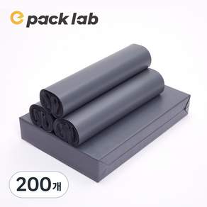 epacklab 그레이 LDPE 택배봉투 0.07mm 두꺼운 신재 접착식 방수