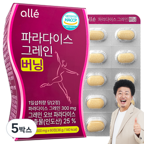 파라다이스 그래인 그레인 버닝 100% 정품 인증 6파라돌 알레