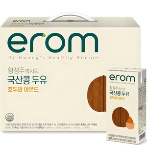 이롬 황성주 박사의 국산콩 두유 호두 아몬드, 190ml, 24개