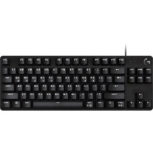 로지텍 G413 SE 기계식 게이밍 유선 텐키리스 키보드, 혼합색상, YU0076