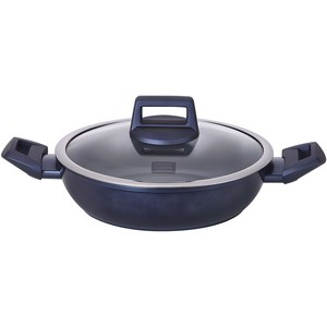 쿠킨 인덕션 그린우드 전골냄비, 24cm, 블루, 1개