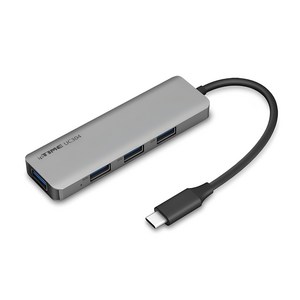 ipTIME USB허브 UC304, 그레이, 1개