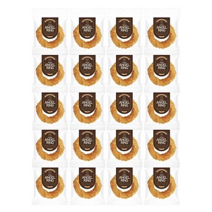 브리더랩 강아지 엔젤링 건조간식, 혼합맛(칠면조/소힘줄), 15g, 20개