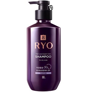 려 자양윤모 9EX 탈모증상전문케어 지성두피용 샴푸, 400ml, 1개