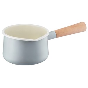 락앤락 슈트 IH 멜로우 법랑 편수냄비, 14cm, 스모크그레이, 1개