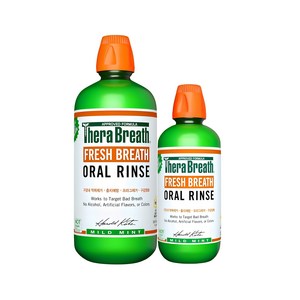 테라브레스 오랄린스 마일드민트 1L + 473ml 세트, 1개