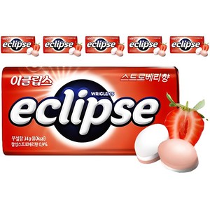 이클립스 스트로베리향 캔디, 34g, 6개 골드박스 특가