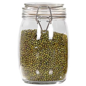 헬로키친 다용도 밀폐 유리병, 1L, 1개