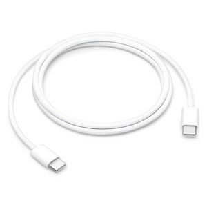 Apple 60W USB-C 충전 케이블, 1m, 화이트, 1개