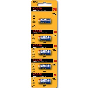 코닥 맥스 23A MN21 12V 알카라인 건전지, 5개입, 1개