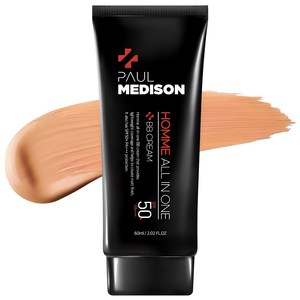 폴메디슨 옴므 올인원 비비크림 SPF 50+ PA+++ 60ml, 1개