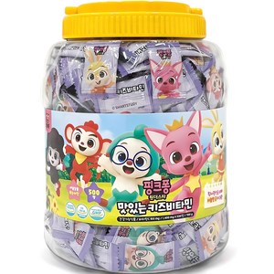 아텍스 핑크퐁 키즈비타민 복숭아맛, 500정, 1.4g, 1개