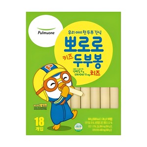 풀무원 뽀로로 키즈 두부봉 치즈, 504g, 1개