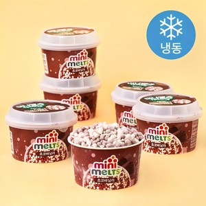 미니멜츠 쵸코바닐라 구슬아이스크림 (냉동), 50g, 6개입, 1개