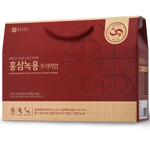 종근당건강 홍삼녹용 프리미엄, 30회분, 1박스
