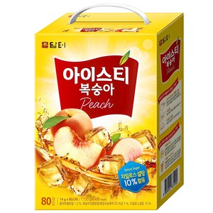 담터 아이스티 복숭아, 14g, 80개입, 1개 골드박스 특가