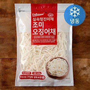 해맑은푸드 조미오징어채 실속형진미채, 400g, 1개 골드박스 특가