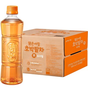 빙그레 맑은아침 호박팥차 무라벨, 500ml, 20개 골드박스 특가