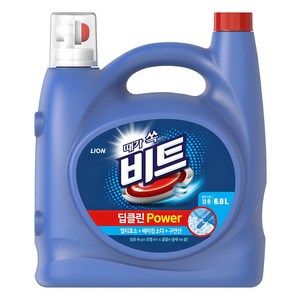 비트 딥클린 파워 일반 드럼 겸용 액체세제 본품, 6L, 1개